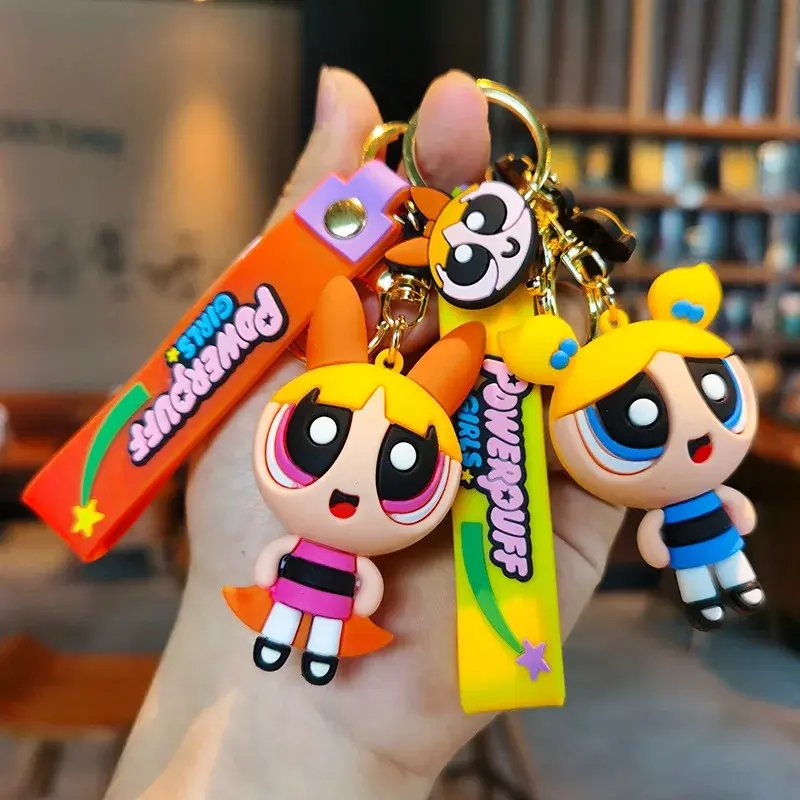 The Powerpuff Girls Season,Suitable for Both Men and Women,Featuring Doll Keychains Backpacks,Car Decorations,and Birthday Gifts