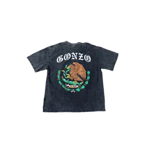 "VLR" FADED BLACK T-SHIRT