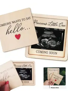 Pregnancy Announcement Gift Set for Grandparents | Ultrasound Photo Frame Surprise Box & Baby Reveal Keepsake