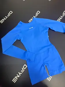 DFYNE Impact Long Sleeve One Piece  Women's Backless, Long-Sleeve Impact 1-Piece Yoga Bodysuit for Sports & Outdoor Activities