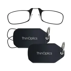 2-Pack Readers + Black Keychain Case