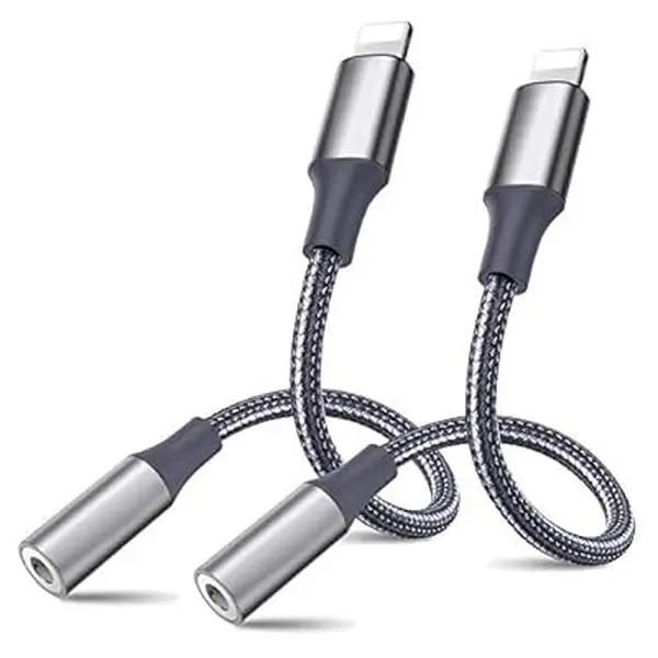 IPhone Headphone Lightning Adapter, 2Pack IPhone Headphone Lightning Adapter, 2Pack