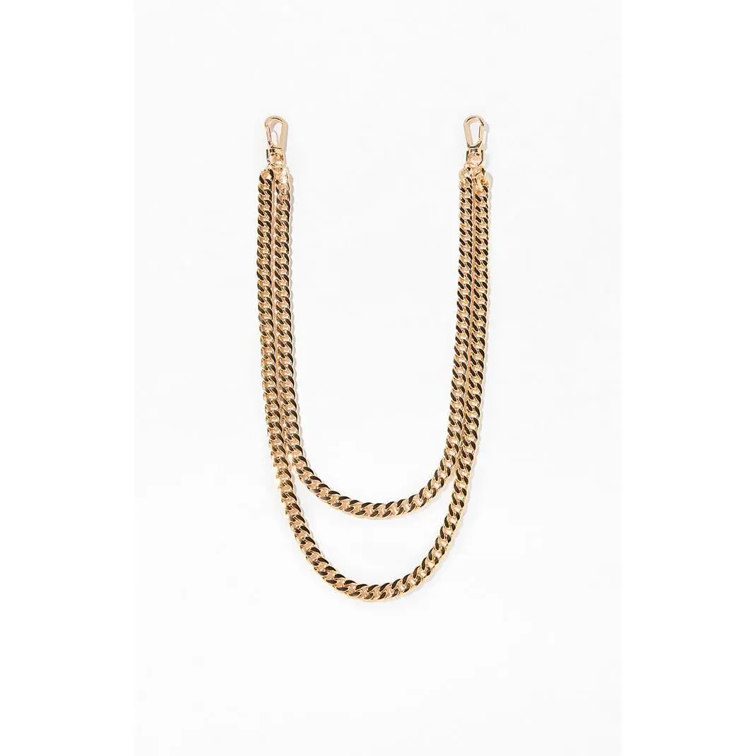 Pacsun Men's Gold Double Wallet Chain