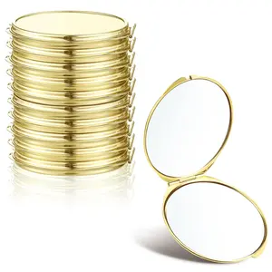 8 count Portable Folding Compact Mirror Bulk with 1X 2X Magnification Double Sided Mini Travel Makeup Mirror for Women Bridesmaid Gifts()