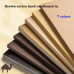 A4 Thick Cardstock Paper, Coffee Color Handmade Paper, Pearlized Greeting Card DIY Background Drawing Paper Cardboard