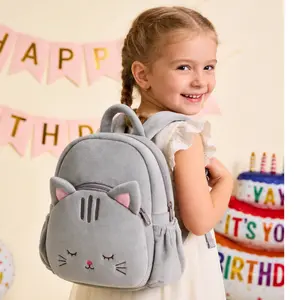 Lazada Plush Unicorn Backpack Animal School Bag for Toddler Girls Age 2-6, Lightweight  Easter Birthday Gift Animal School Bag & Birthday Present