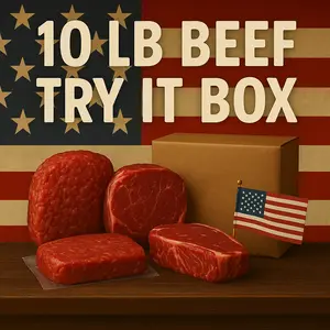 THE “TRY-IT” BOX – 10 LBS OF PREMIUM AMERICAN BEEF