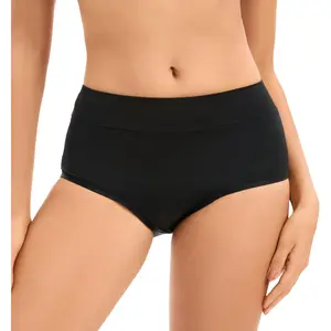 Sexybody Period Swimwear Bikini Bottoms Black Leakproof Swim Bathing Suit Swimsuit Bottom Women Teens Girls Tie Cheeky