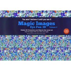 Magic Images - Eye Fun 3D: Stereogram Art Book Volume 2 (Stereograms) Paperback – January 14, 2023