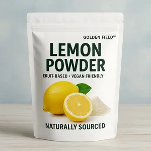 Golden Field Upgraded Lemon Powder 6.35oz - Enhanced Formula, Fruit-Based, Vegan Friendly, Naturally Sourced