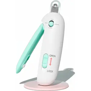 Cat Nail Clipper | Cat Nail Trimmer with Clipping Debris Storage, Adjustable Sizes, Round Hole Blade for Injury-Free Grooming Tool for Pets