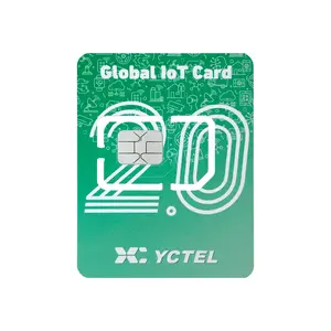 FUSION BUDGET SIM - ONE TIME USE - YCTEL GREEN 2.0 SIM - 3 YEAR SIM Card - 1000000 Clicks per month - Complete USA Coverage - All three carriers.