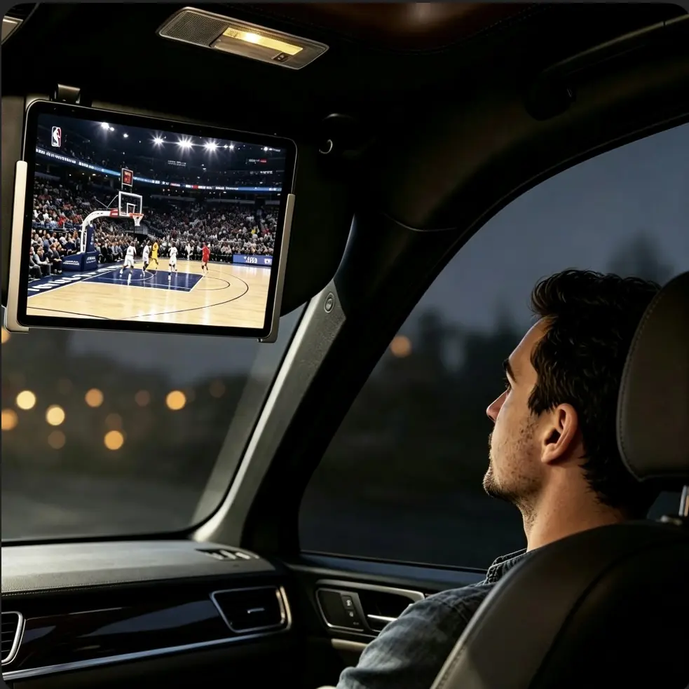 【SummerFinds】Joytutus Universal Sun Visor Phone & Tablet Mount, 4.7-12.9in Device Holder, Hands-Free Stand for Passengers, Easy Installation for Trips, Multifunctional Car Accessory