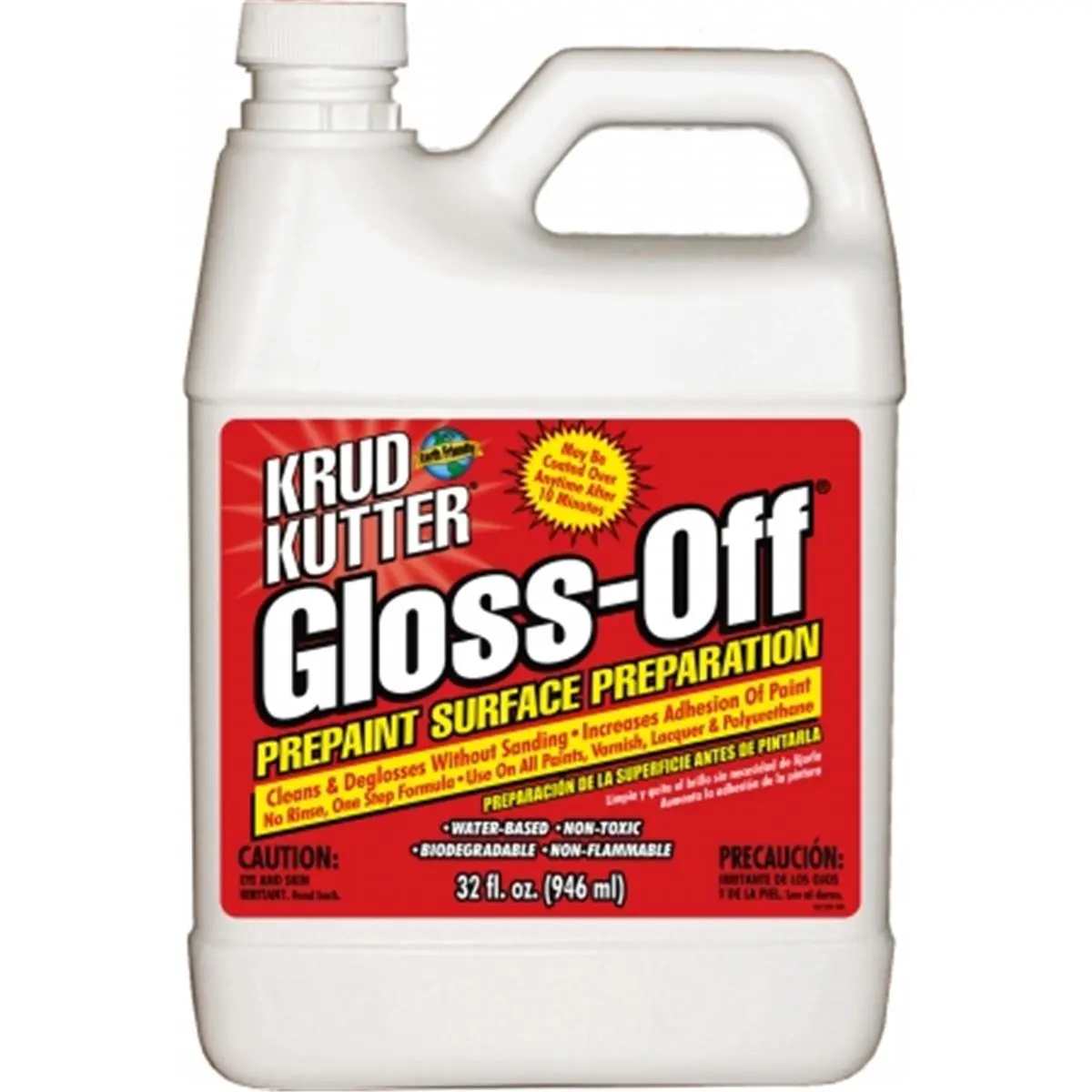 212 MAIN 32 oz Krud Kutter Gloss-Off Prepaint Surface Preparation Liquid Degreaser (GO3) - Car Detailing Accessories, Cleans, Deglosses, No Sanding Required for Household Appliance Maintenance