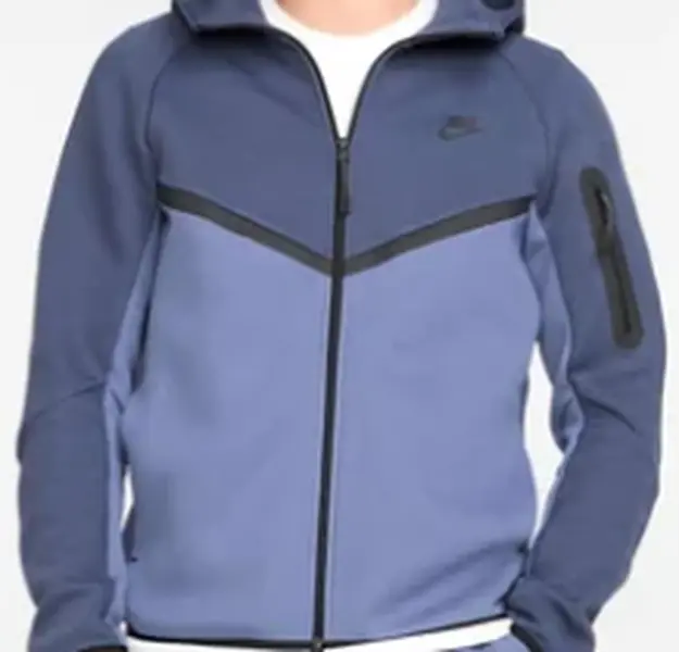Nike Tech Men's Fleece Windrunner Full-Zip Jacket Thunder Blue/Diffused Blue/Black POS