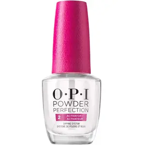 OPI Powder Perfection Step 2 Activator 0.5OZ Nail Dipping Powder Activator Cures Base Coat Preps Top Coat for Smooth Application, Manicure, Nail Art