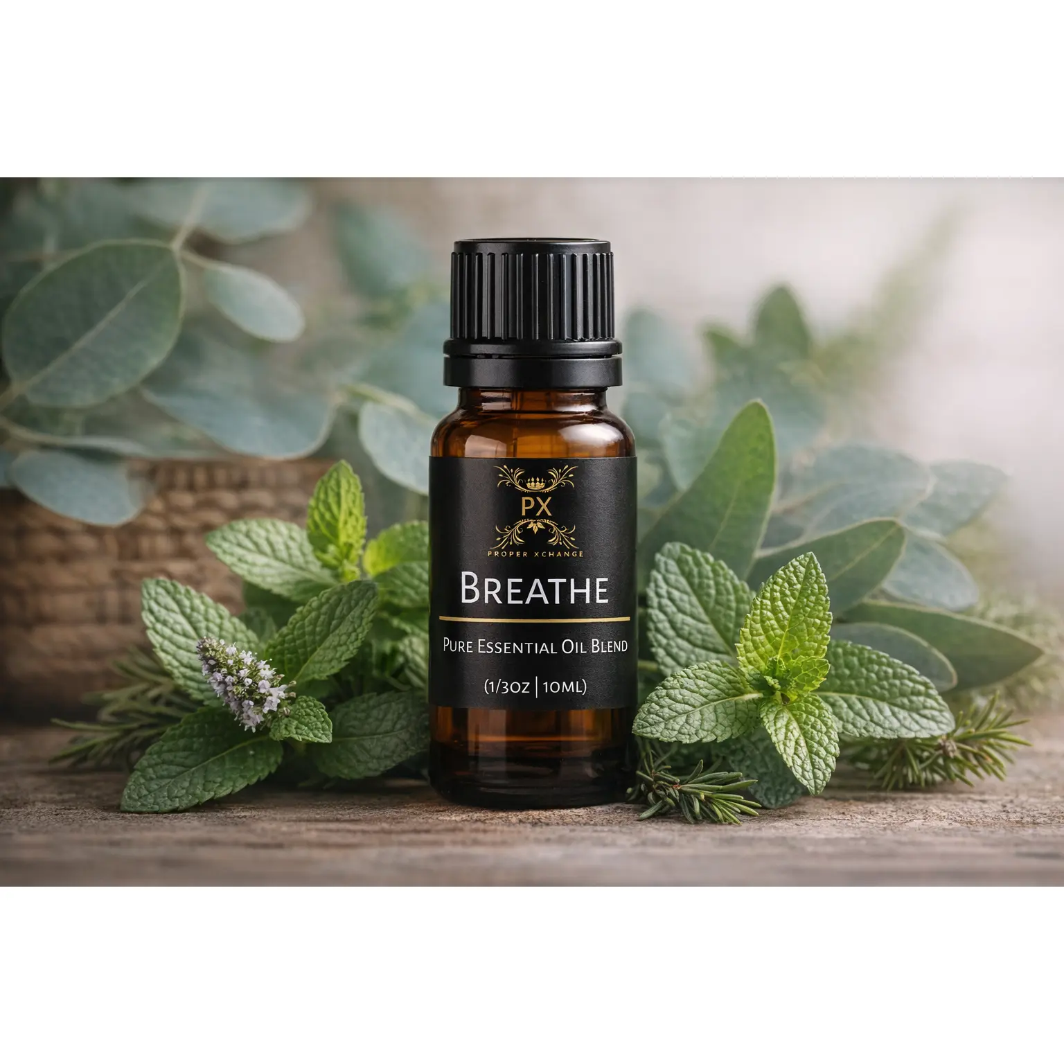 Breathe Essential Oil Blend – Respiratory Support & Clear Airways
