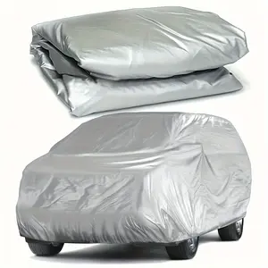 General Motors car Cover - UV-proof, rain-proof, dust-proof, made of PEVA material resistant to snow and high temperatures, providing year-round vehicle protection - silver-finished car accessories Waterproof car cover