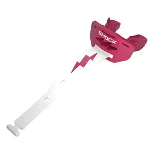 Shock Doctor Thunder Bolt Lip Guard with Heavy-Duty Tether and High-Flow Breathing Channel for Football Helmets