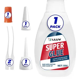 Super Glue, 5 Second Bonding Glue, High Strength Glue for Fixing Metal/Plastic/Wood, Quick Drying Glue for Home & Office, Quick Dry Adhesive