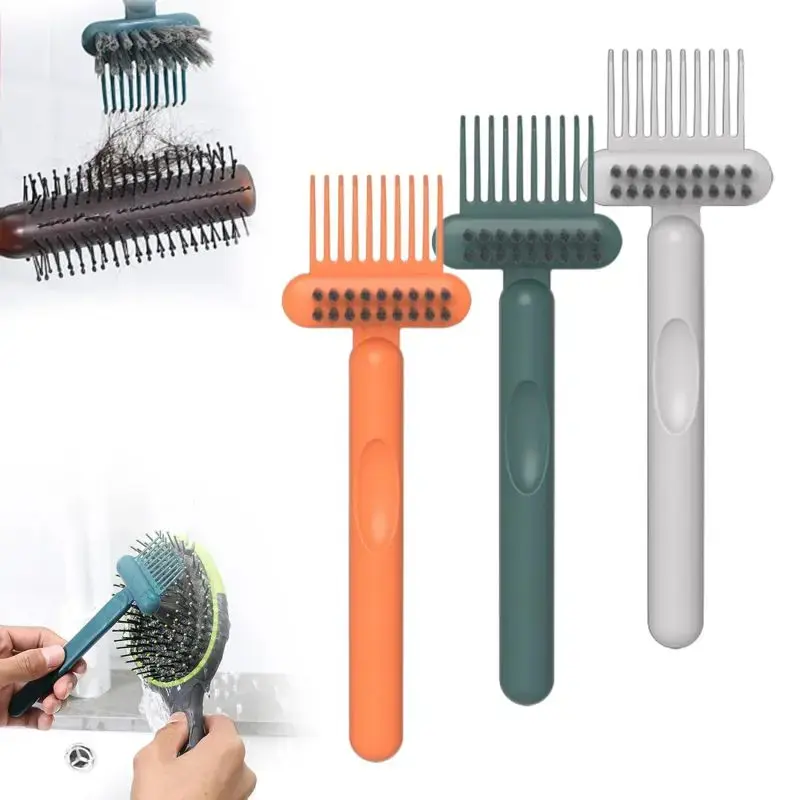 Hair Brush Cleaner Tool Set,Easy Hair & Dust Remover for Hair Brushes & Combs,Reusable Brush Cleaning Tool for Lint & Product Build-Up,Hair Care Essentials,Vanity Organization & Dorm Room Essentials,back to school