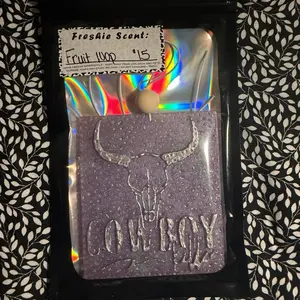 Car Freshie - Fruit 100P Scented Air Freshener with Cowboy Design for Vehicle Interior Aroma Enhancement