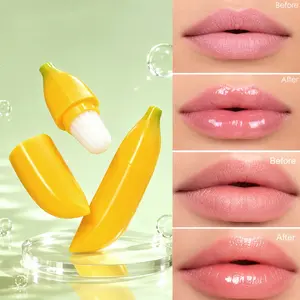 Cute Banana Lip Balm, Hydrating Lip Care, Non-Greasy Formula, Deeply Moisturizes Dry Lips, Perfect for Day & Night Use