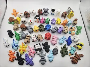 Strong & Durable Pocko Pets - Cute 3D Printed Articulating Mini Fidget Sensory Baby Animals For Road Trips or Party Bags Articulated Figures Action Figures