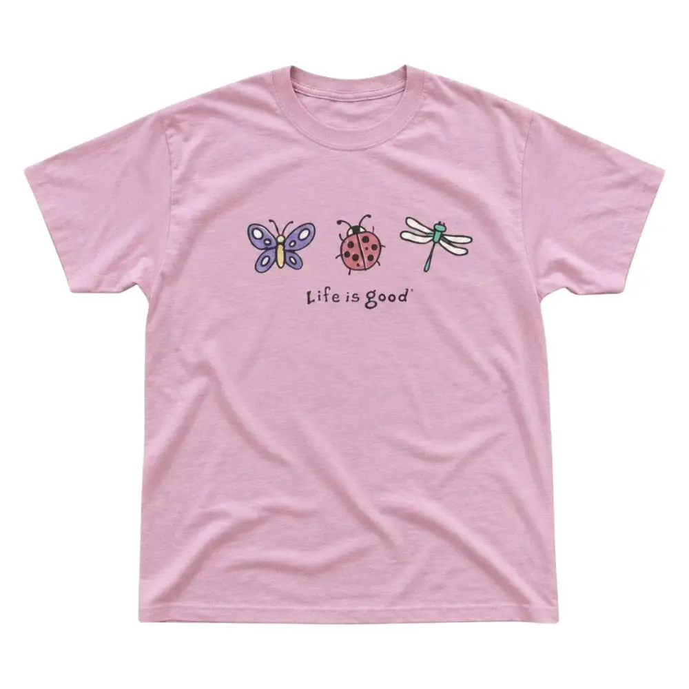The Life Is Good Bug T-Shirt, Butterfly Ladybug Dragonfly Tee, Cute Insect Shirt, Gift For Woman, Gift For Men, Womenswear Top Underwear Streetwear, Trending Shirt