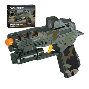 Camouflage P320 Building Block Sets, Collectible Model Building Bricks Kit, Unique decor Toys Gifts for Teens and Adults, Stress Relief Toy, Fathersdaygift