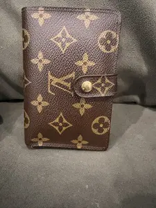 Pre-owned Louis Vuitton Canvas Small Leather Goods Monogram Portefeuille Viennois Bifold Wallet