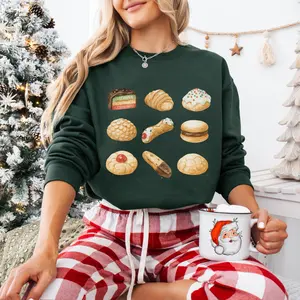 Italian Christmas Cookie Sweatshirt, Xmas Eve Sweater, Cookie Party Crewneck, Hostess Gift, Funny Ugly Sweater Party