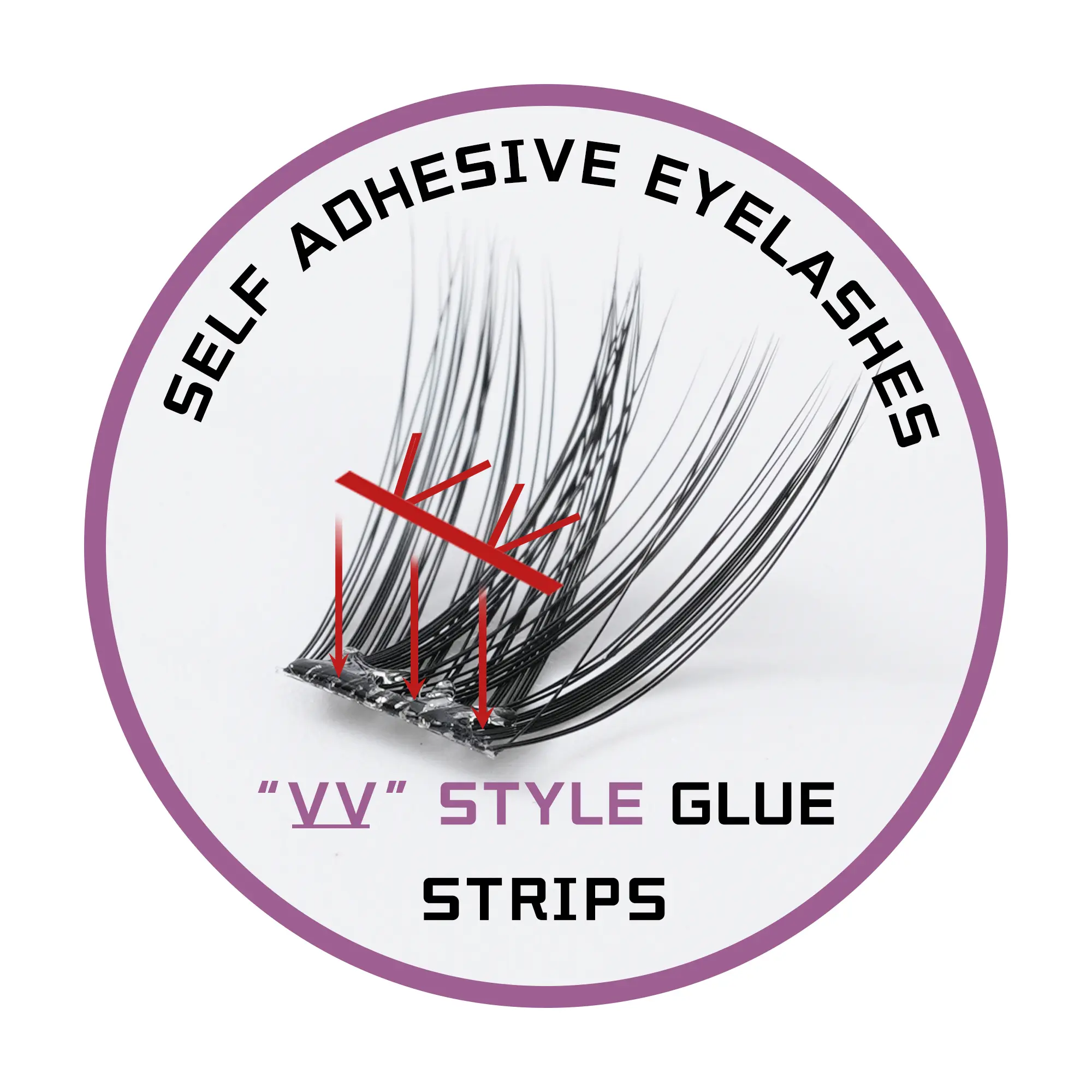 (LIVE1.0)Lash Clusters Kit - DORMI No Glue Self-Adhesive Lash Clusters, DIY Lash Extensions (VANITY FAIR&CAMELLIA))