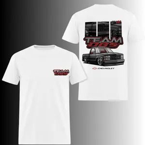 Team OBS Chevrolet 454 SS Slammed T-Shirt, 2 Sides, Chevy OBS C1500 Lowered Pickup Shirt