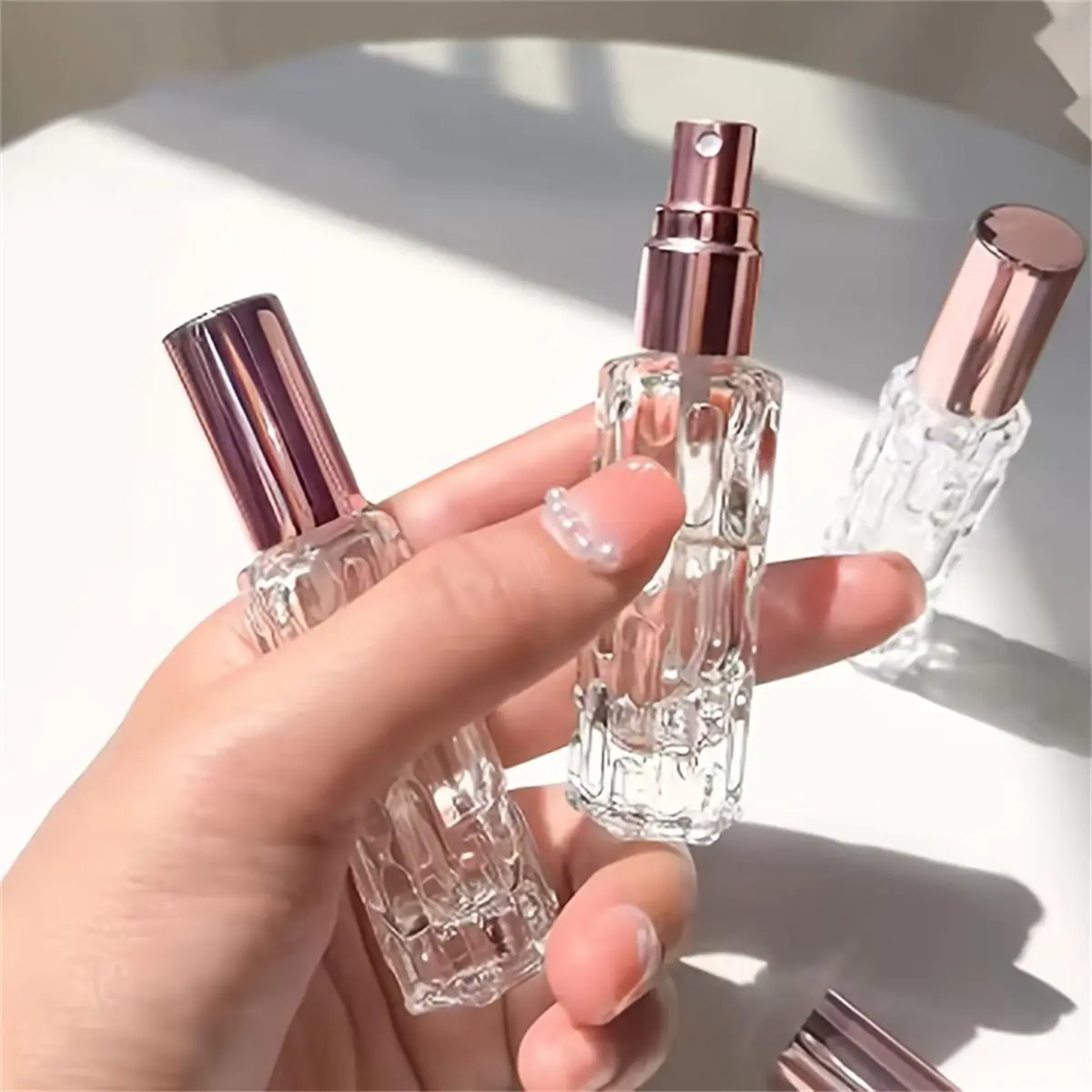 10ml Mini Perfume Spray Bottle, 1 Set Including Portable Travel Liquid Perfume Container and Perfume Funnel, Home Fragrance for Women & Men, Portable Perfume Bottles