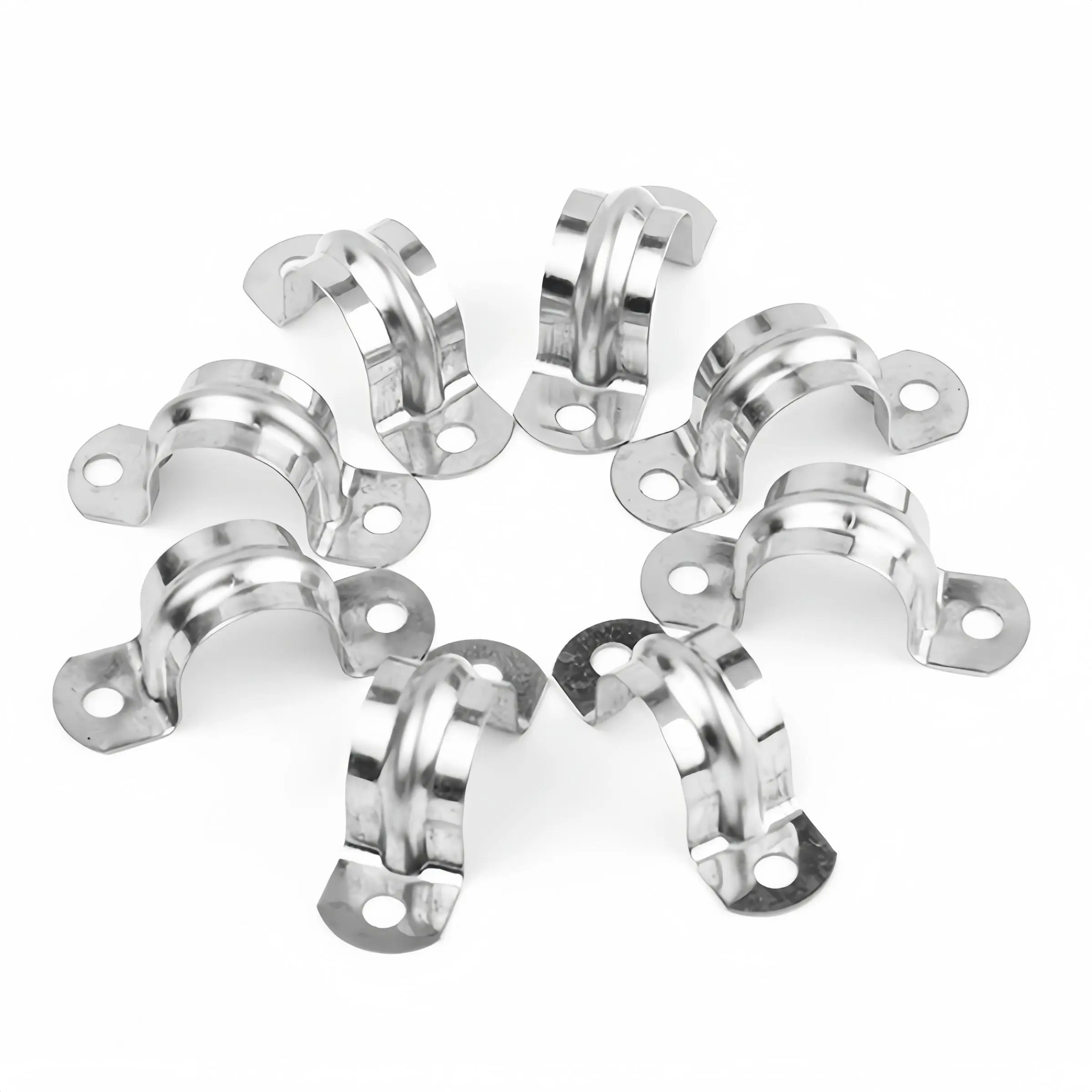 Stainless Steel Pipe Clamp, Heavy Duty 40mm Pipe Clamp Bracket, Pipe Clamp for Stainless Steel Pipes, Pipe Fittings & Accessories for Home, Mechanical, Energy, Construction, Automotive, Chemical Industry