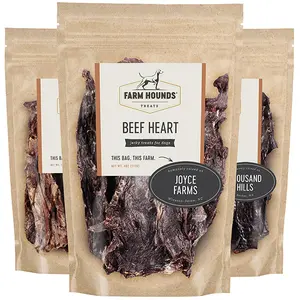 Farm Hounds Beef Organ Dog Treats: 100% Humanely Raised Cattle Premium Natural Snack Ideal for Training & Treats - Chews