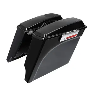 TCMT 5" Stretched Saddlebag Speaker Lids Fit For Harley Touring Road King 1993-2013