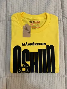 ASHEKUBA Spiritual T-Shirt – Oshun | “MÁÁFÉREFUN OSHUN” | Yellow Unisex Tee
