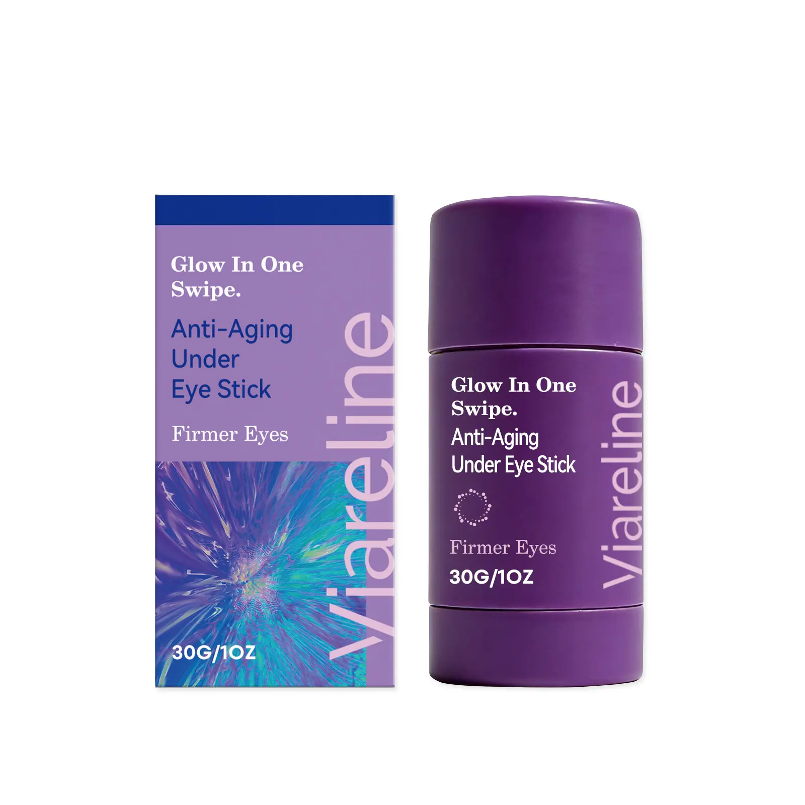 VIARELINE Eye Moisturizing Care Stick, Soft & Delicate Skincare Treatment for Eye Area, Daily Convenient Application