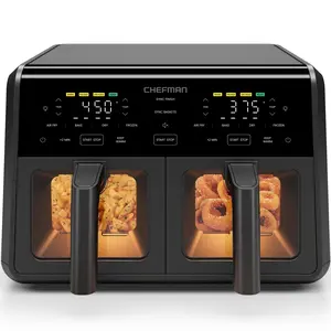 9 Qt. TurboFry Dual Basket Air Fryer with Window