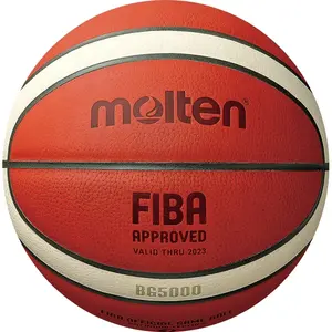 Size 7 Basketball, Durable Leather Pro Basketball for Competition & Training, Basketball Accessories, Perfect Holiday Gift