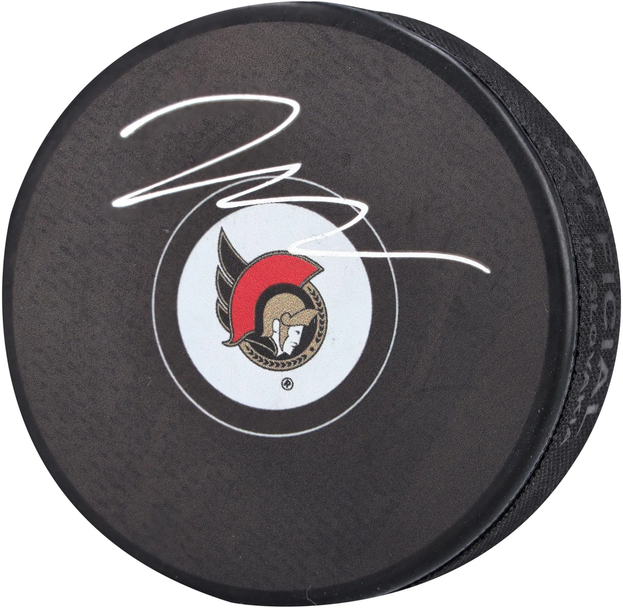 Jake Sanderson Ottawa Senators Autographed Hockey Puck - Fanatics Authentic Certified