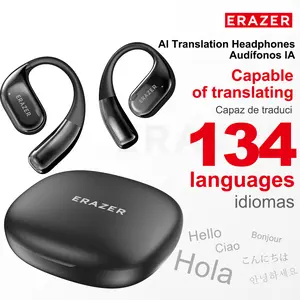 ERAZER X11 OWS headset Application translation headset Smart headset Wireless headset Bluetooth headset Black style Sports headset Daily waterproof Comfortable to wear Bluetooth version 5.4 Daily calls Durable battery Compatible with Android/IOS