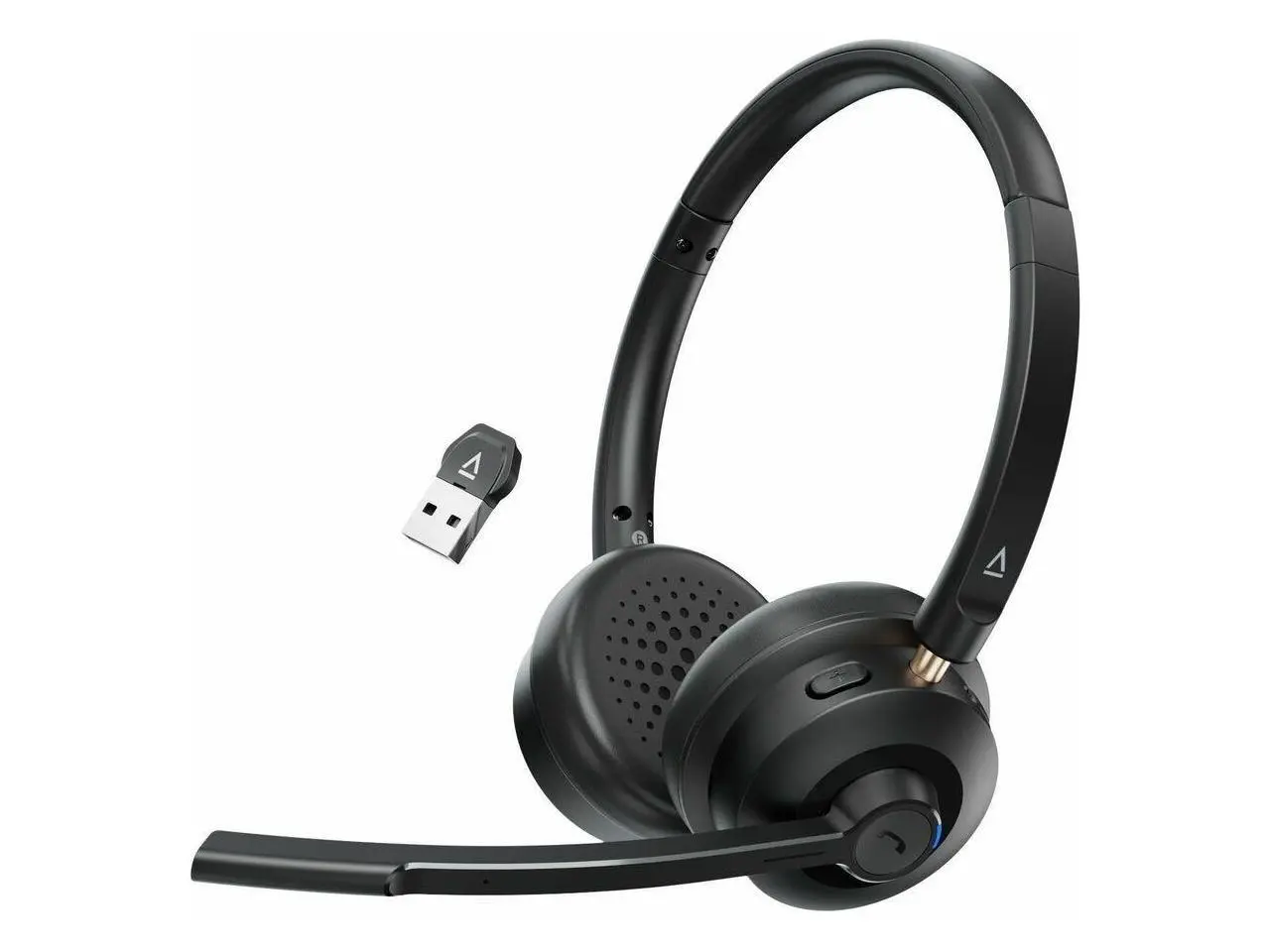 Creative Chat Wireless On-Ear Headset with Noise-Cancelling Boom Mic Creative Chat Wireless On-Ear Headset with Noise-Cancelling Boom Mic