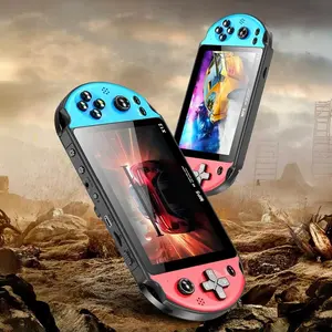 X12 Handheld Game Console, Rechargeable Portable Console, HD Large Screen, Dual Joystick Control, Supports Top Ten Emulators, Classic Games, Retro Gamers, Students, Families