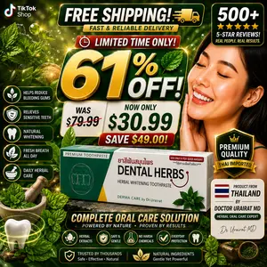 Dental herbs Premium Oral Care Solution  Made in Thailand Product of Real Thai Doctor its Not Only Toothpaste but Cures for Oral Cares Mint Antibacterial