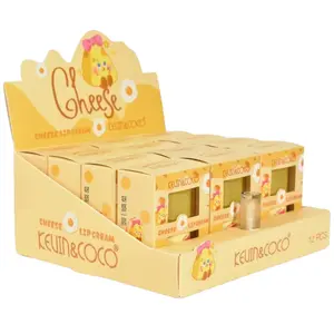 Crema Labial Cheese Kevin & Coco - Venta al por Mayor Display 12 Unidades (KC248230)