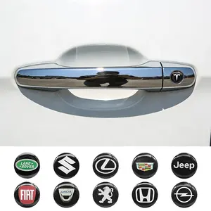 10/20pcs Car Door Lock Keyhole Stickers, Car Decals, Anti-blocking Auto Accessories For BMW Audi Volkswagen Benz Toyota Tesla Mini Skoda Subaru Nissan Kia Mazda Porsche Citroen Renault Ford Land Rover Suzuki Lexus Cadillac Jeep Fiat