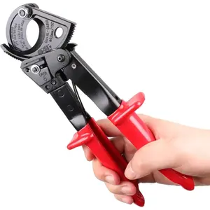 Ratchet Cable Cutter, Heavy Duty Wire Cutter for Aluminum Copper Cable up to 240mm², Ratcheting Wire Cutting Hand Tool